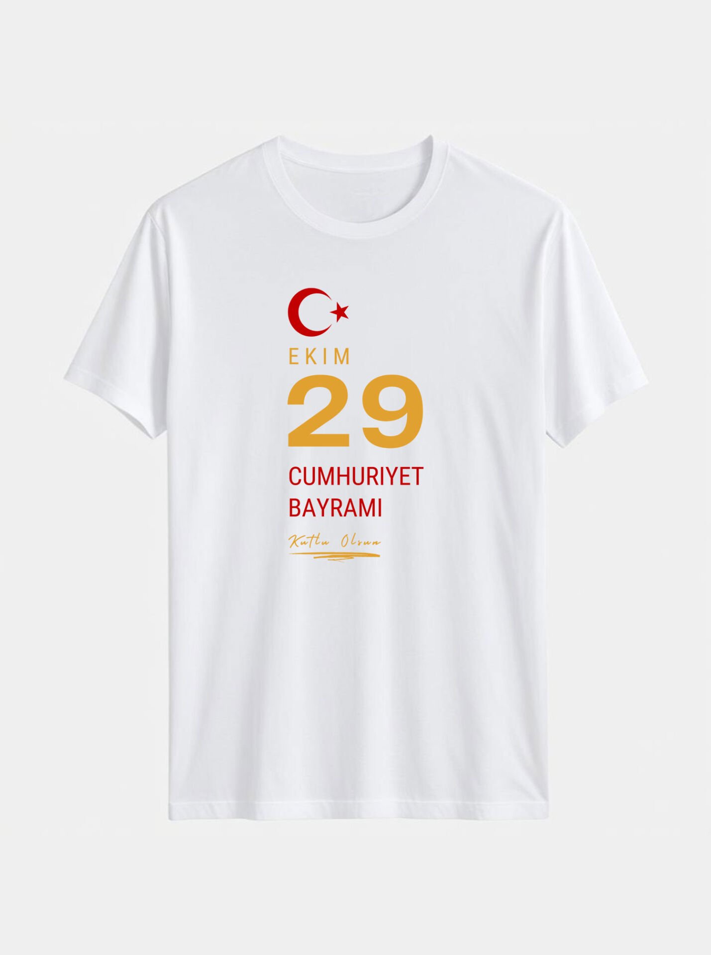 29 Ekim Cumhuriyet Bayram Temalı Tişört